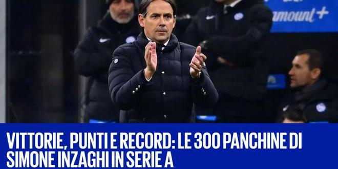 ¡Tantos discos! Inzaghi alcanza los 300 partidos de la Serie A